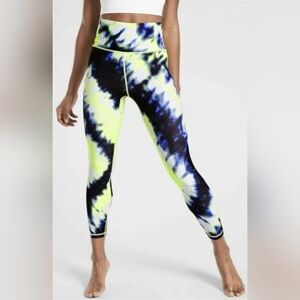 Athleta Elation Tye-die 7/8 Crop Leggings